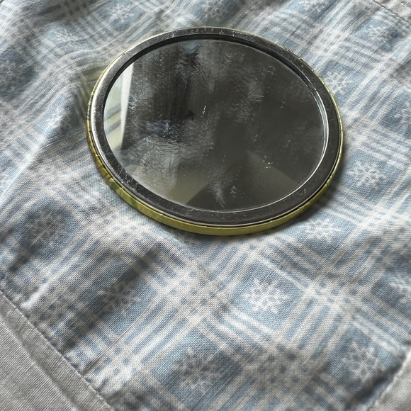 Yellow and Brown Van Gogh Sunflower Still Life Circle Pocket Mirror Makeup Home - Picture 2 of 3